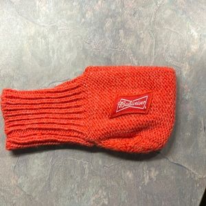Budweiser cold weather beer holder